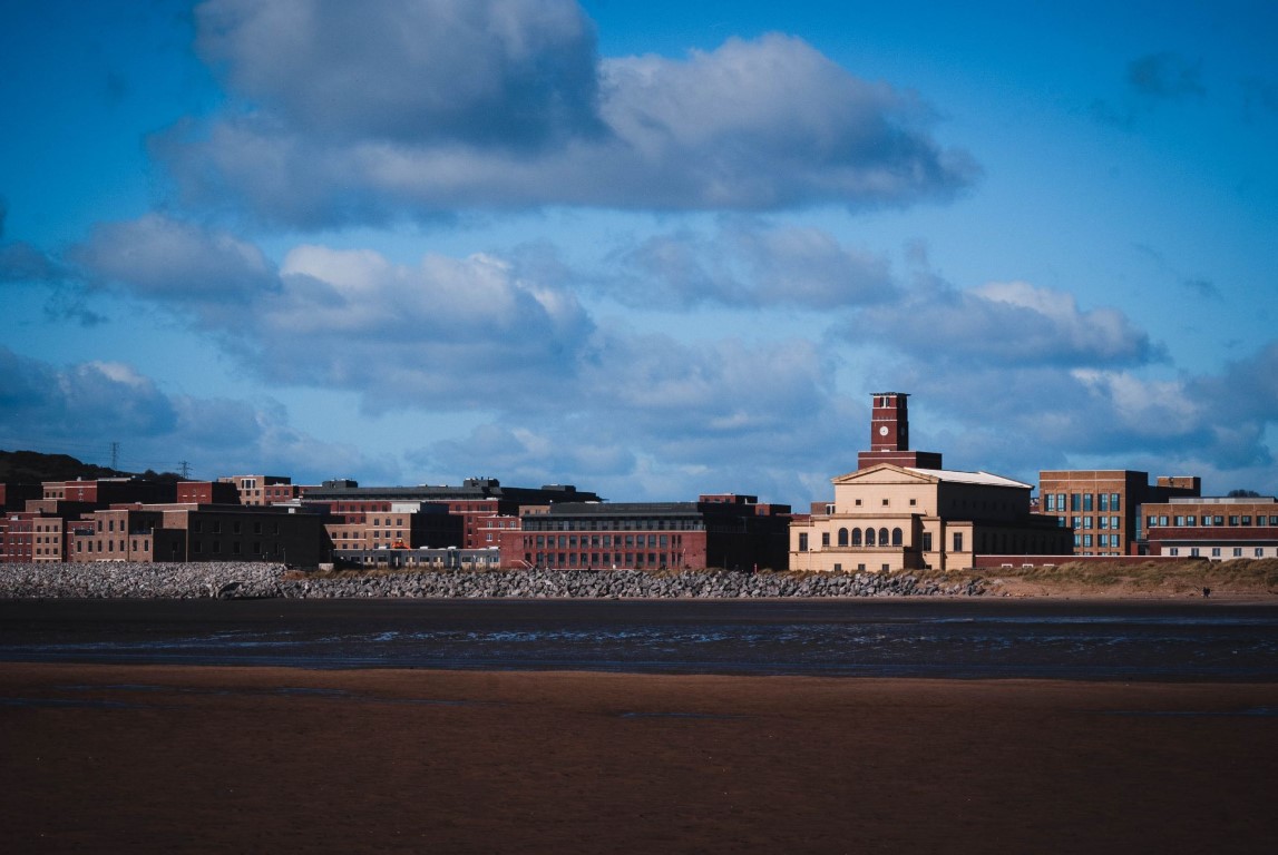 Swansea University and Beach